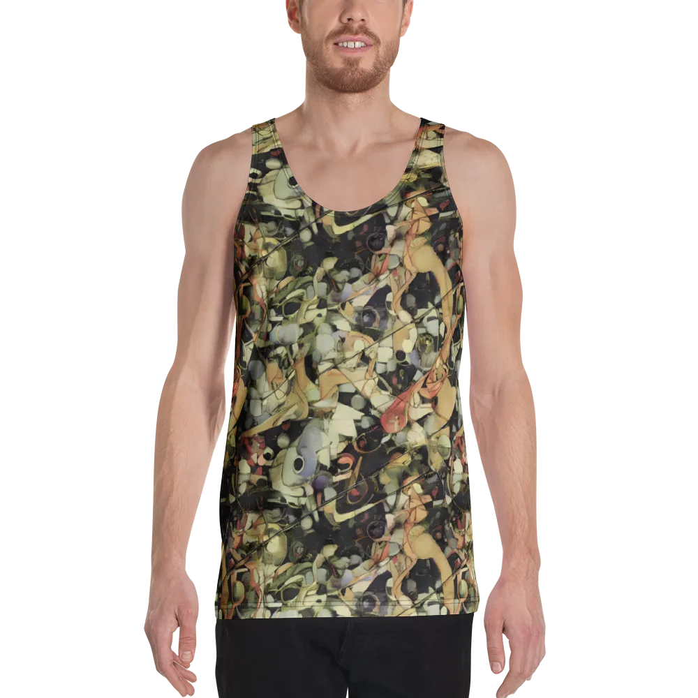 Olive Riddle on Men's Tank Top — Front