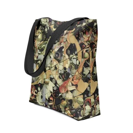 Olive Riddle on a Tote Bag