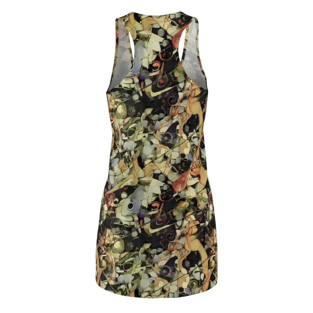 Olive Riddle on Racerback Dress — Back