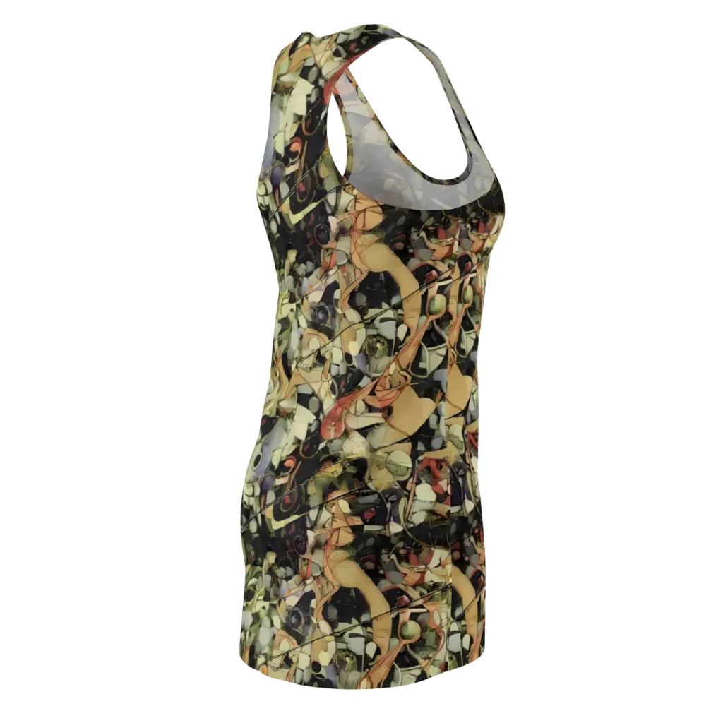 Olive Riddle on Racerback Dress — Back Side