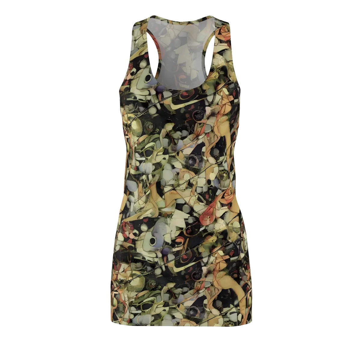 Olive Riddle on Racerback Dress — Front
