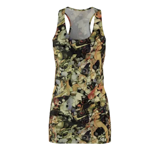 Olive Riddle on a Racerback Dress