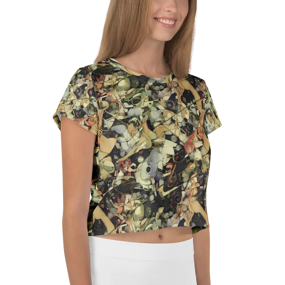 Olive Riddle on Crop Tee — Right