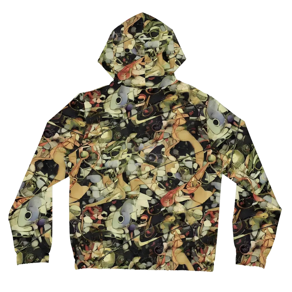 Olive Riddle on Women's Full-Zip Hoodie — Back