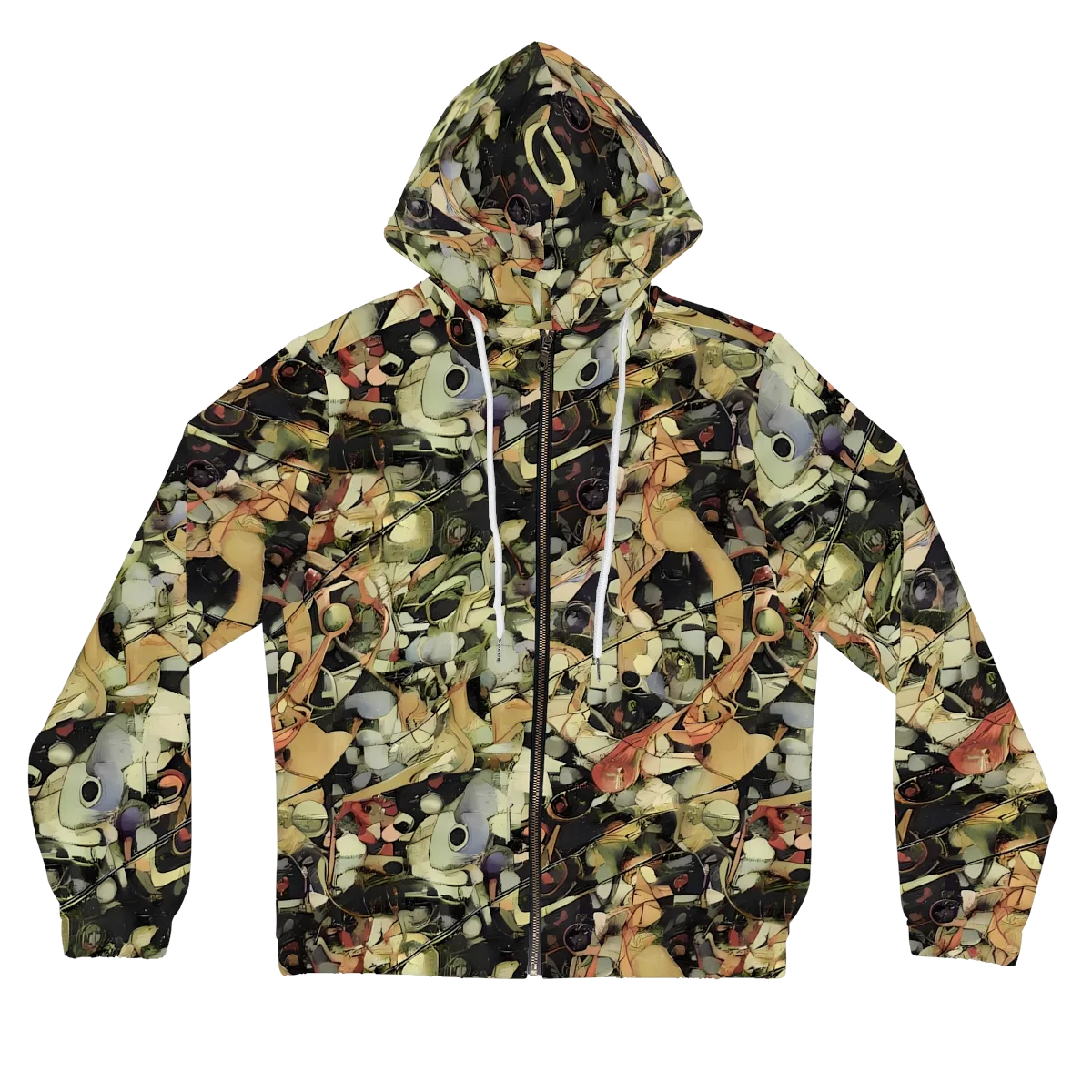 Olive Riddle on Women's Full-Zip Hoodie — Front