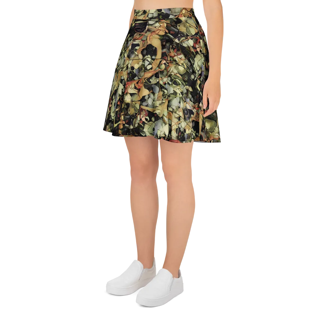 Olive Riddle on Skater Skirt — Left