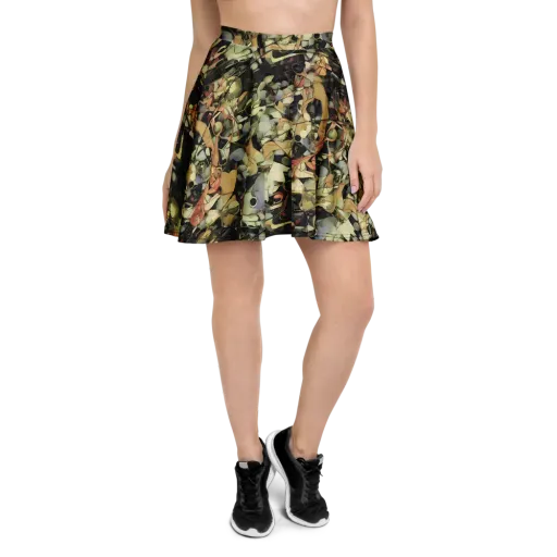 Olive Riddle on a Skater Skirt