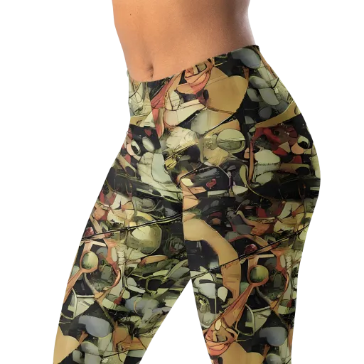 Olive Riddle on a Leggings
