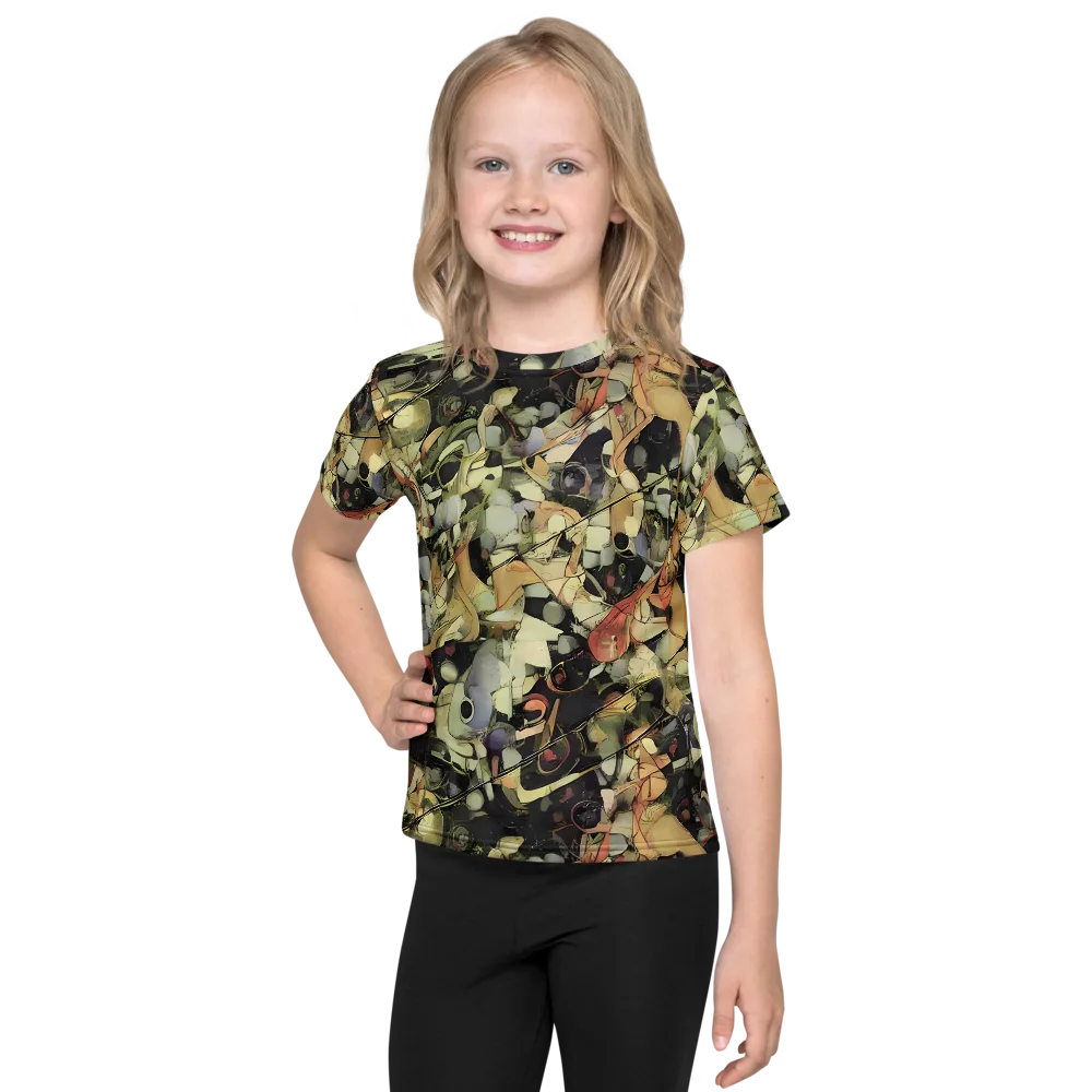 Olive Riddle on Kids Crew Neck T-Shirt — Front