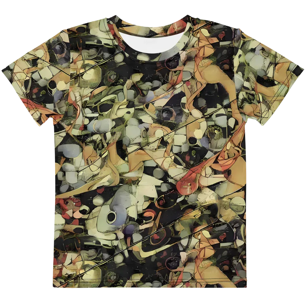 Olive Riddle on Kids Crew Neck T-Shirt — Front