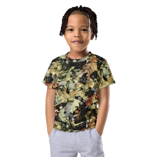 Olive Riddle on a Kids Crew Neck T-Shirt