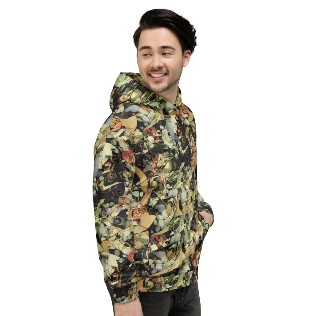 Olive Riddle on Hoodie — Right