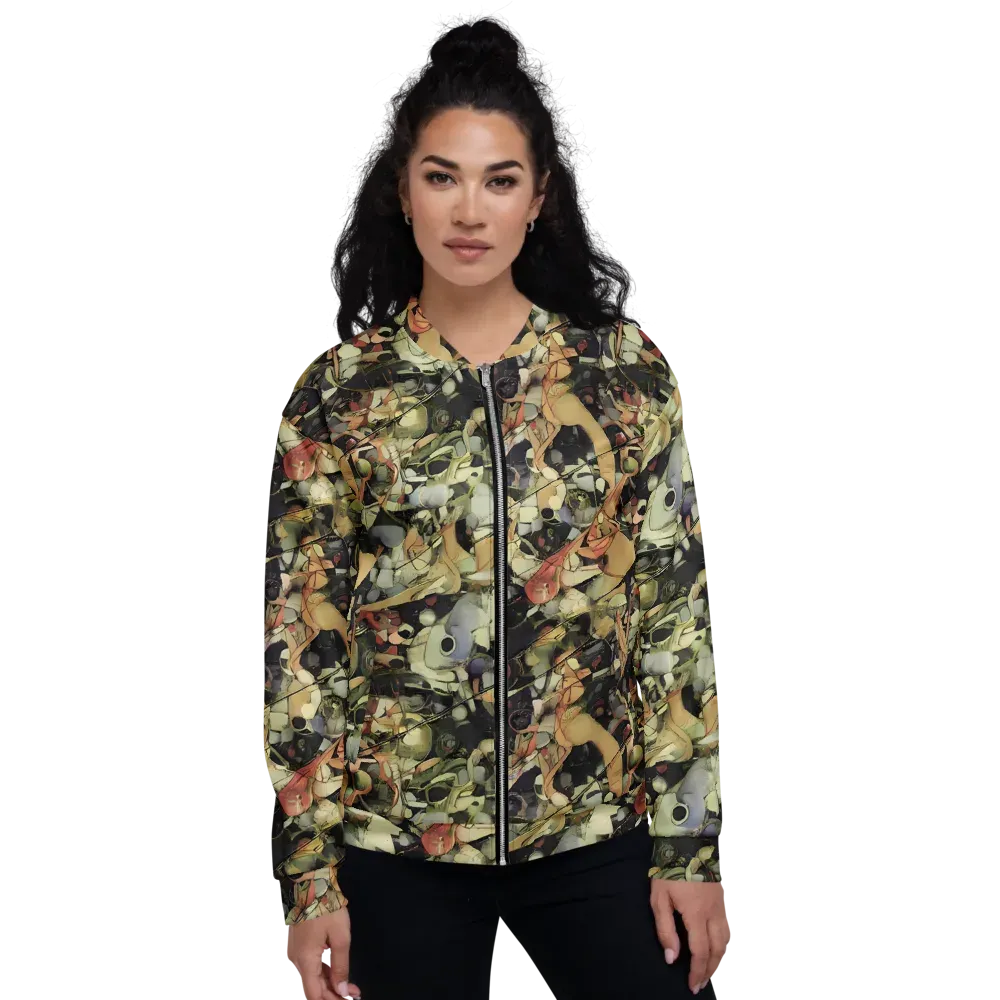Olive Riddle on Bomber Jacket — Front