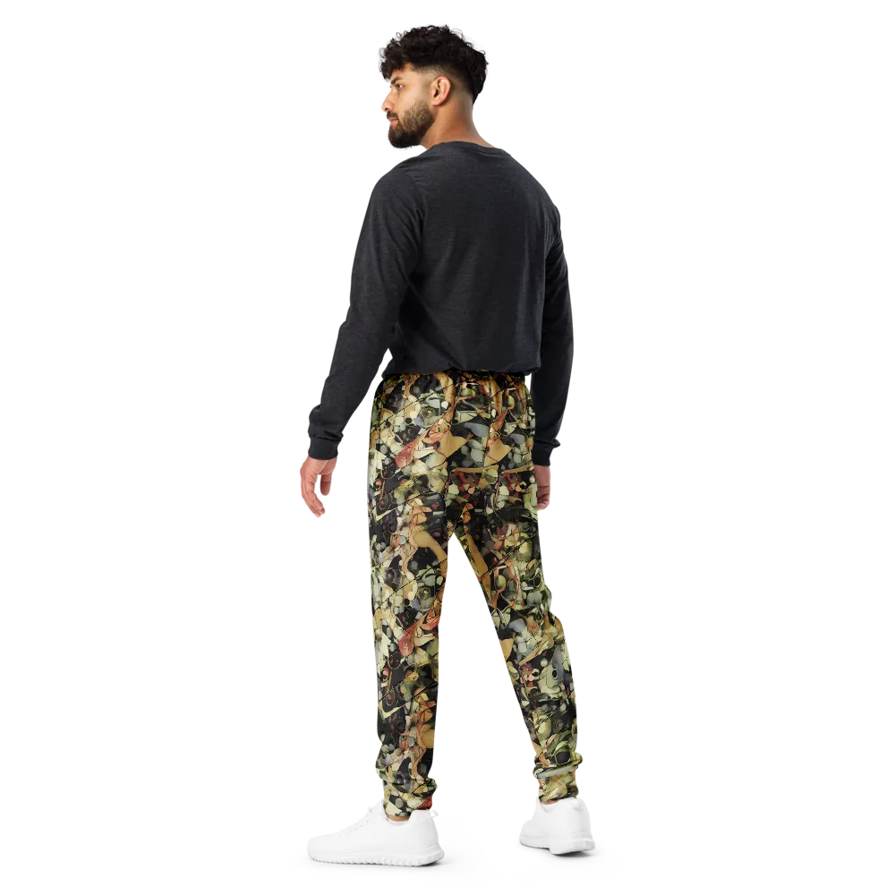 Olive Riddle on Men's Joggers — Back
