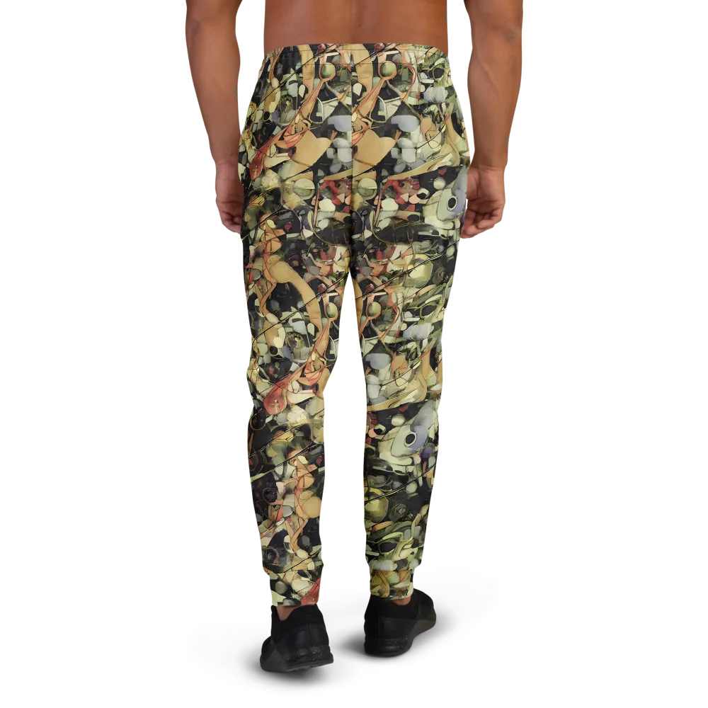 Olive Riddle on Men's Joggers — Back