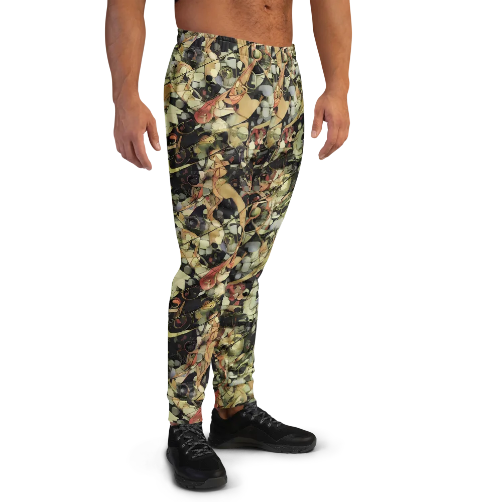 Olive Riddle on Men's Joggers — Right