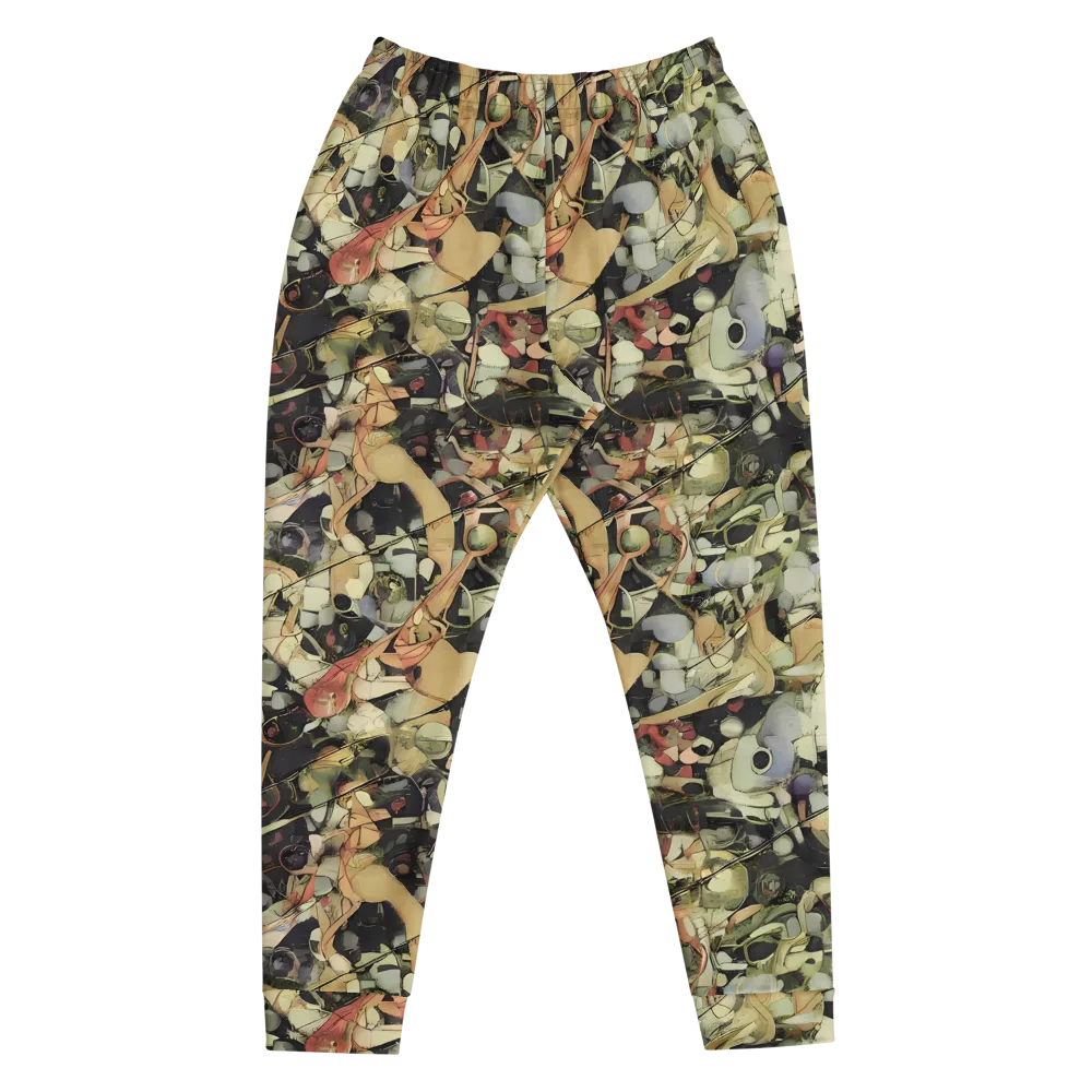 Olive Riddle on Men's Joggers — Front