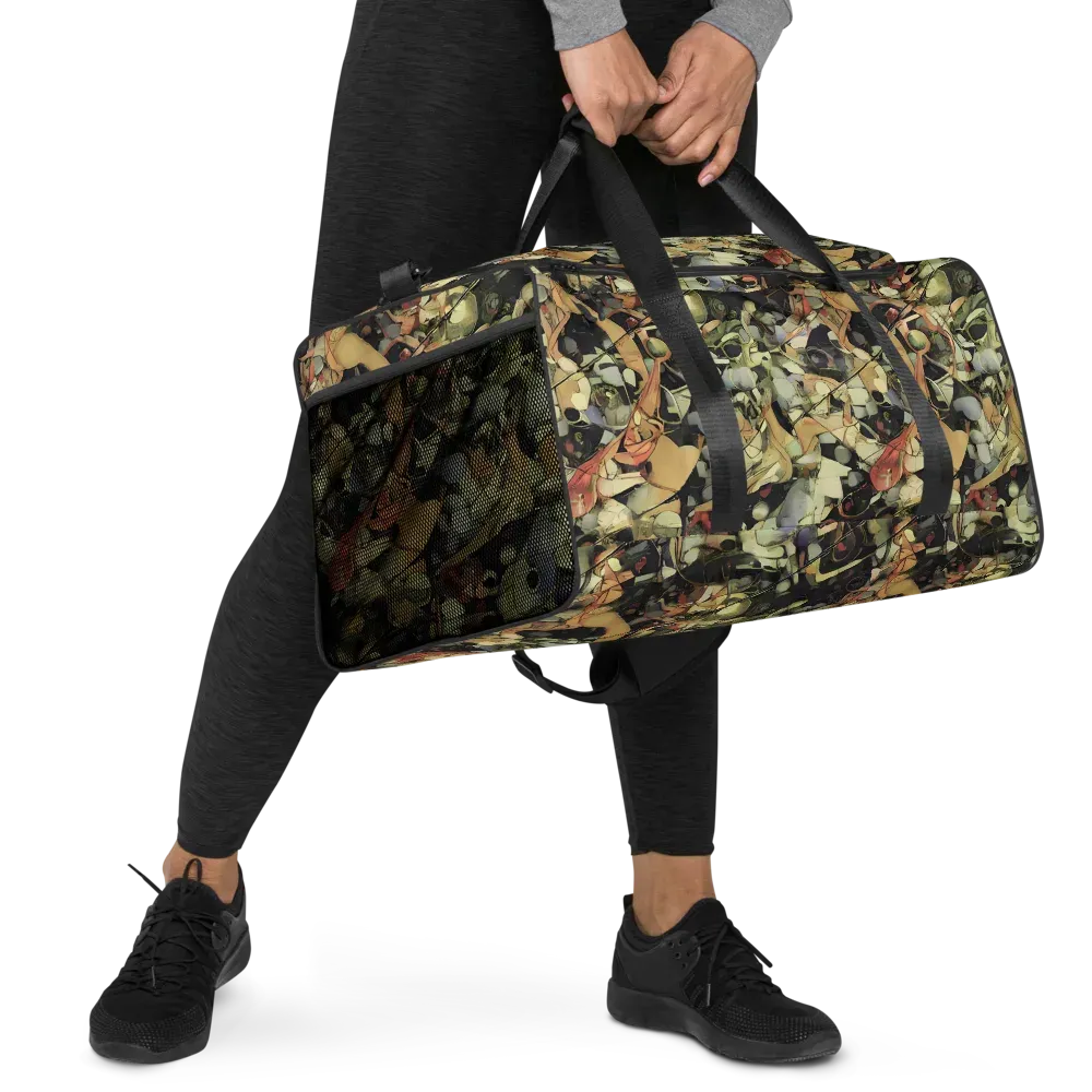 Olive Riddle on Duffle Bag — Right Front