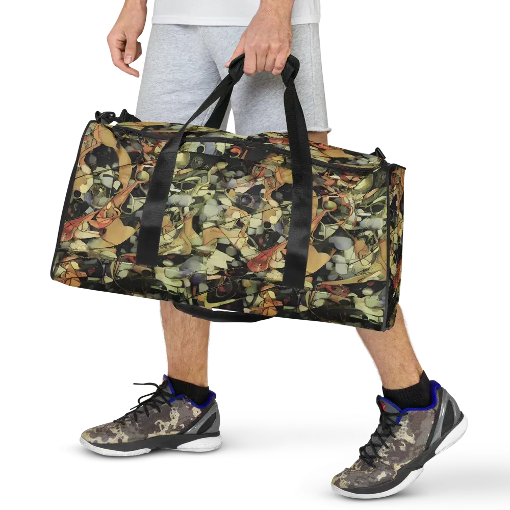 Olive Riddle on Duffle Bag — Front