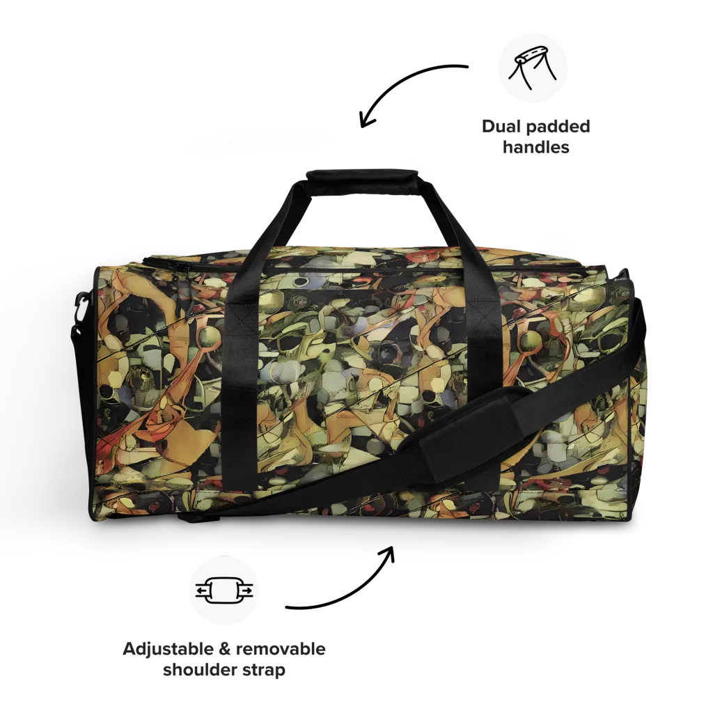 Olive Riddle on Duffle Bag — Front