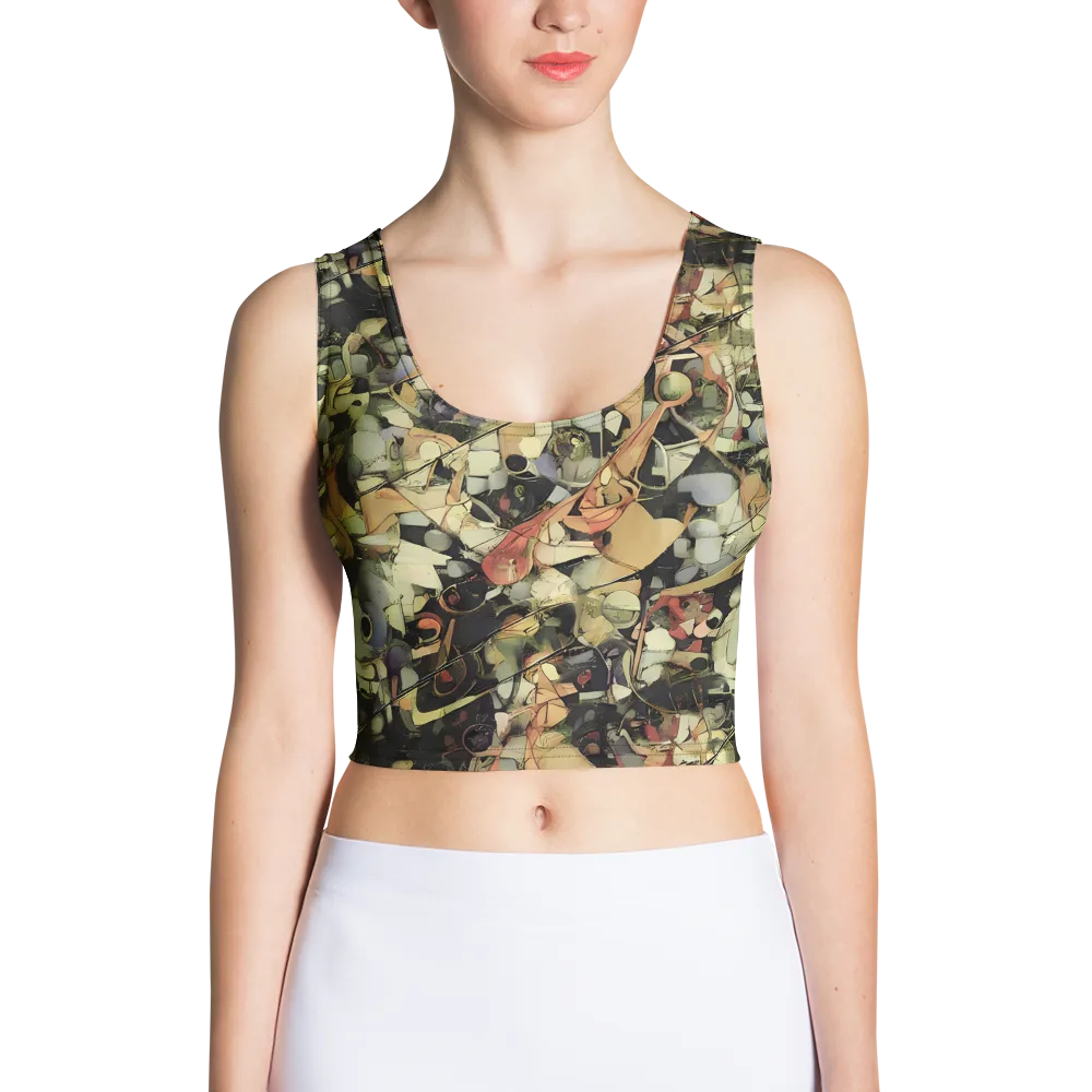 Olive Riddle on Crop Top — Front
