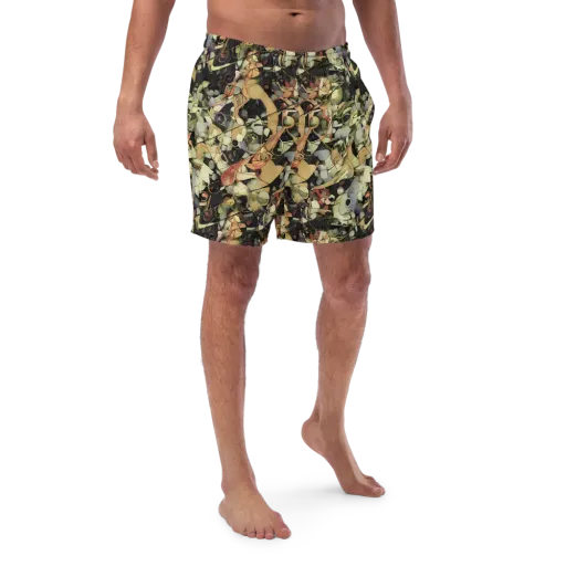 Olive Riddle on a Swim Trunks