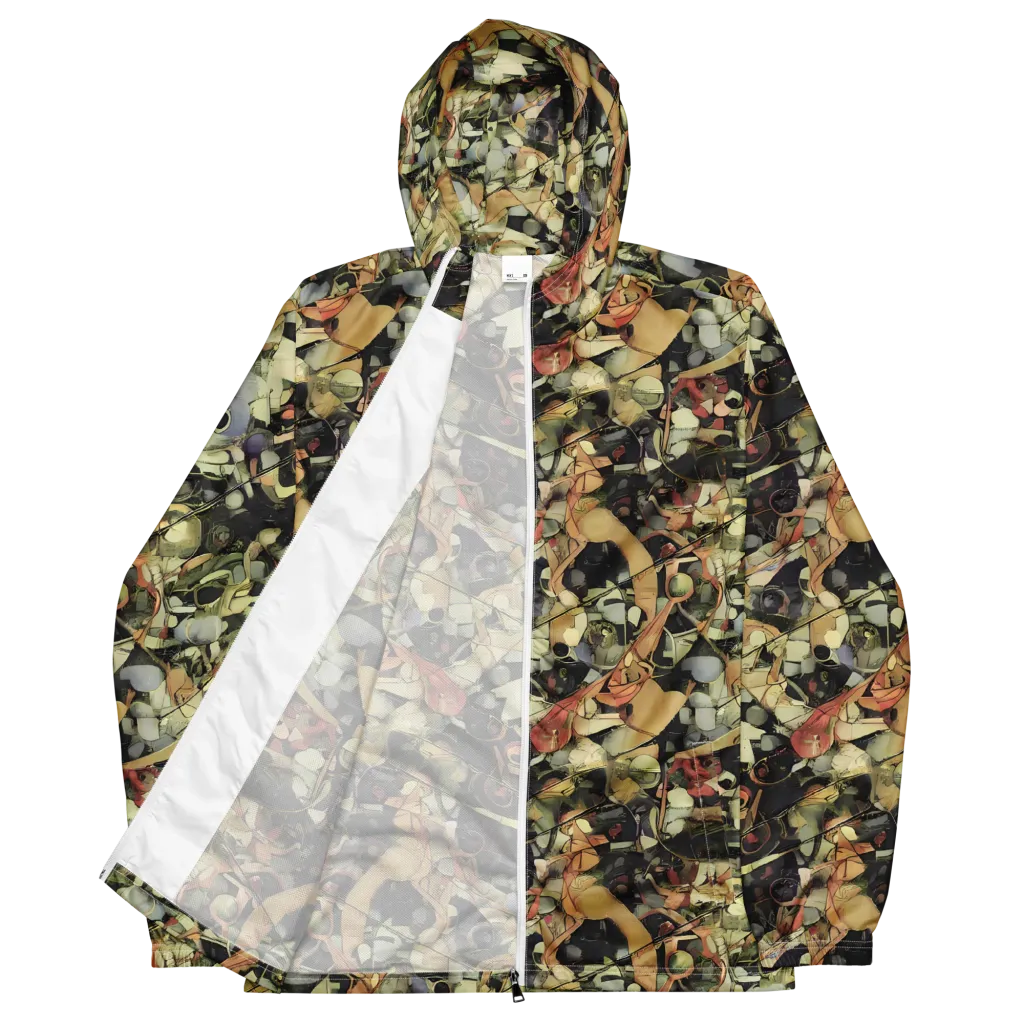 Olive Riddle on Men's Windbreaker — Front