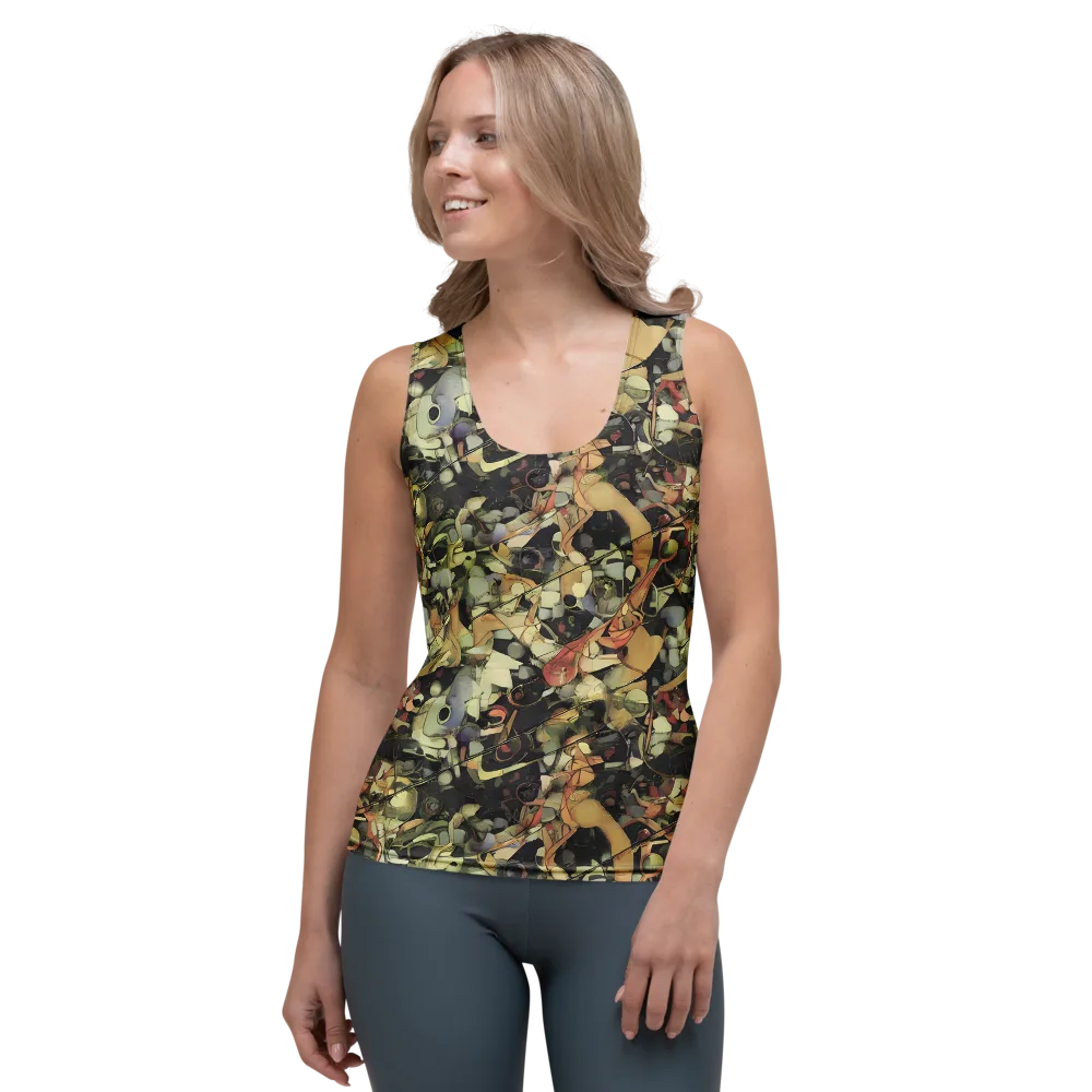 Olive Riddle on Women's Tank Top — Front