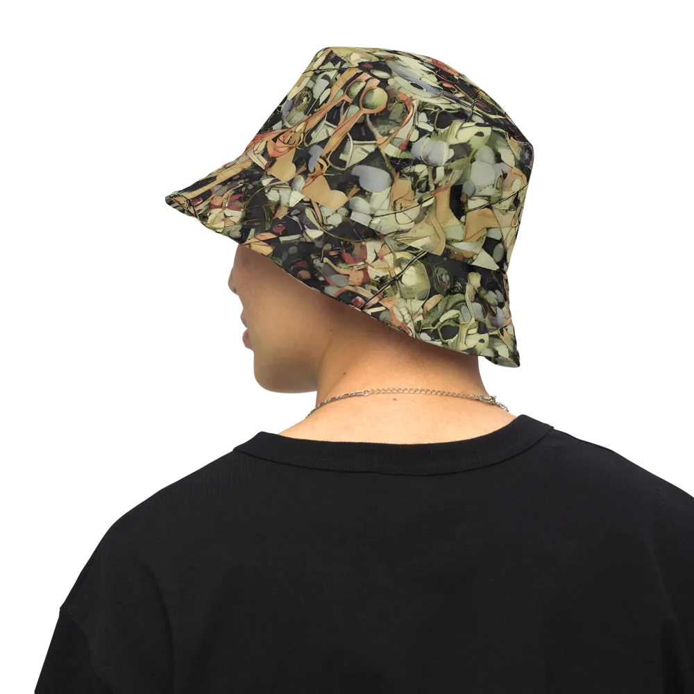 Olive Riddle on Reversible Bucket Hat — Back Inside