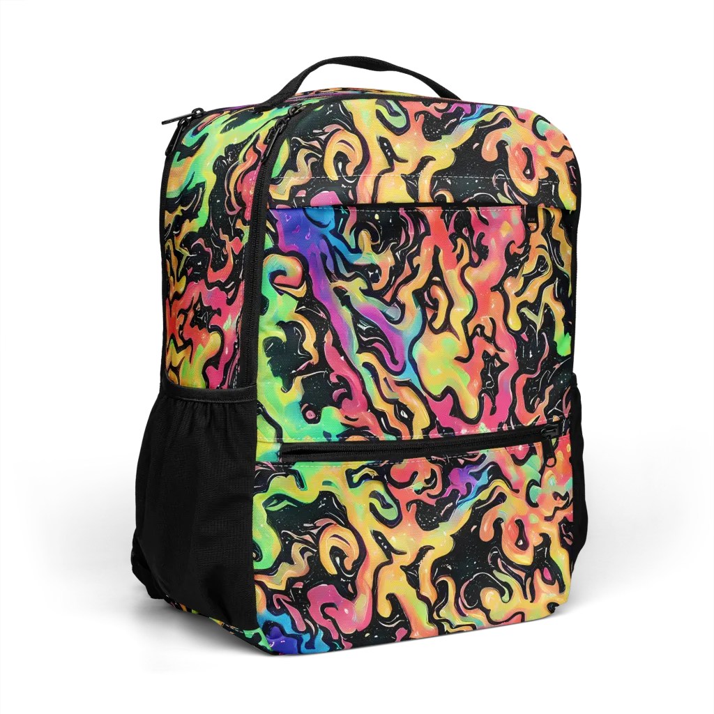 Candy Inferno on Utility Backpack — Right Front