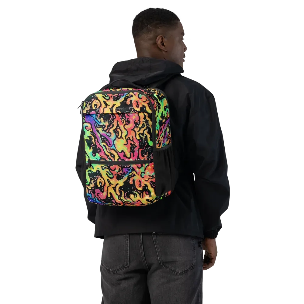 Candy Inferno on Utility Backpack — Back