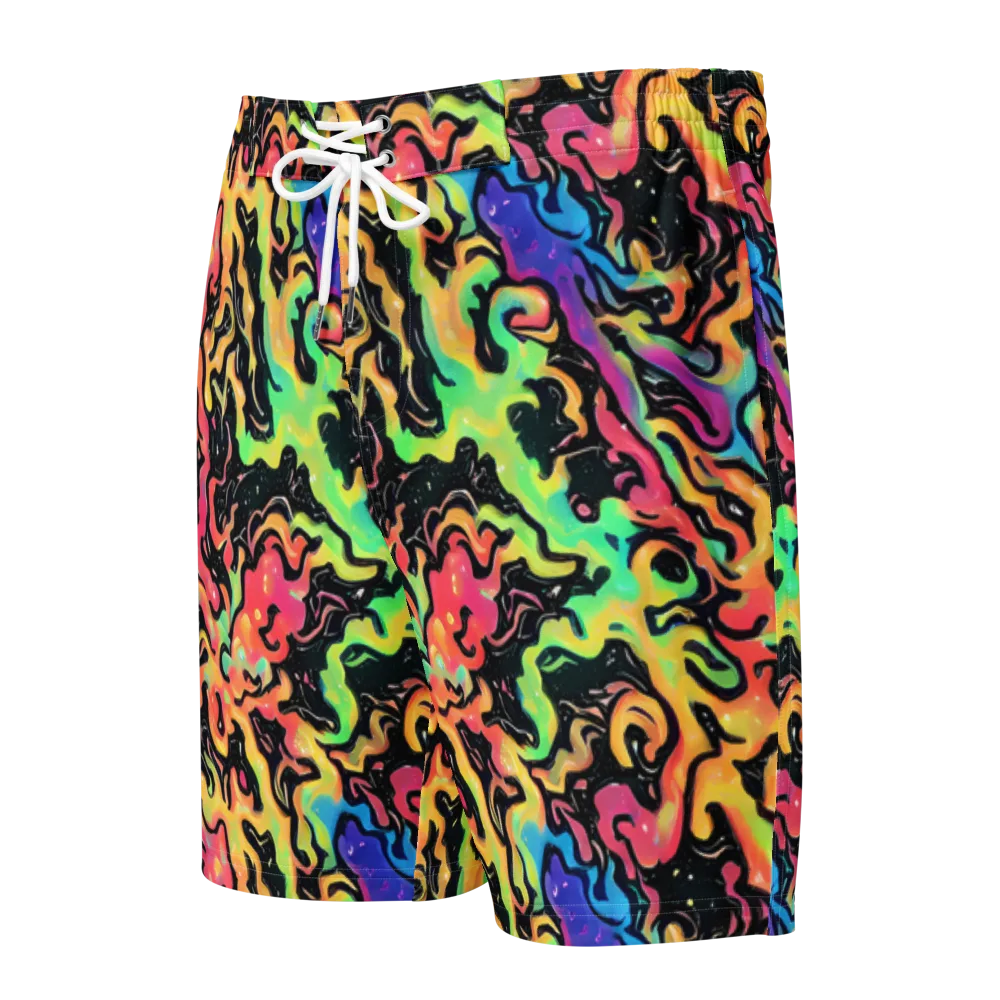 Candy Inferno on Men's Board Shorts — Front