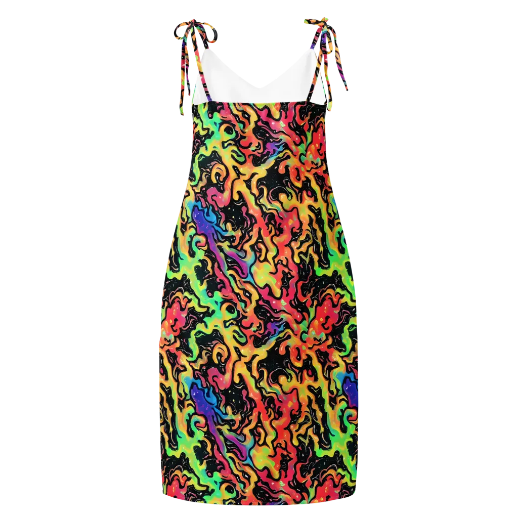 Candy Inferno on Slip Dress — Back