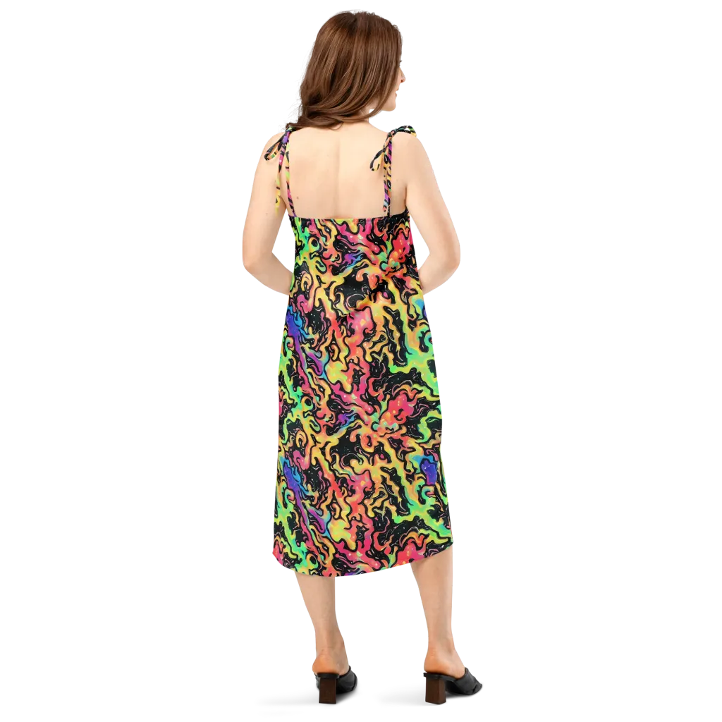 Candy Inferno on Slip Dress — Back