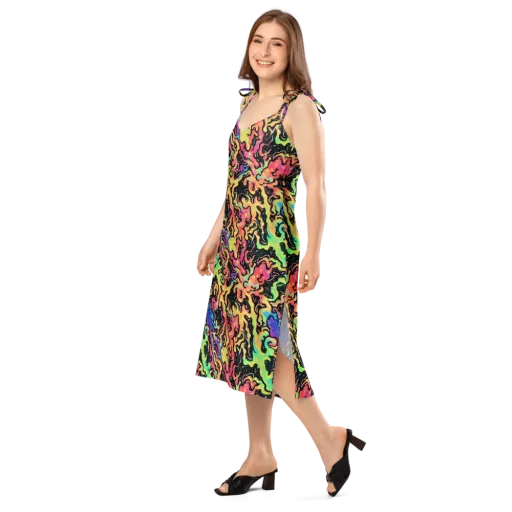 Candy Inferno on a Slip Dress