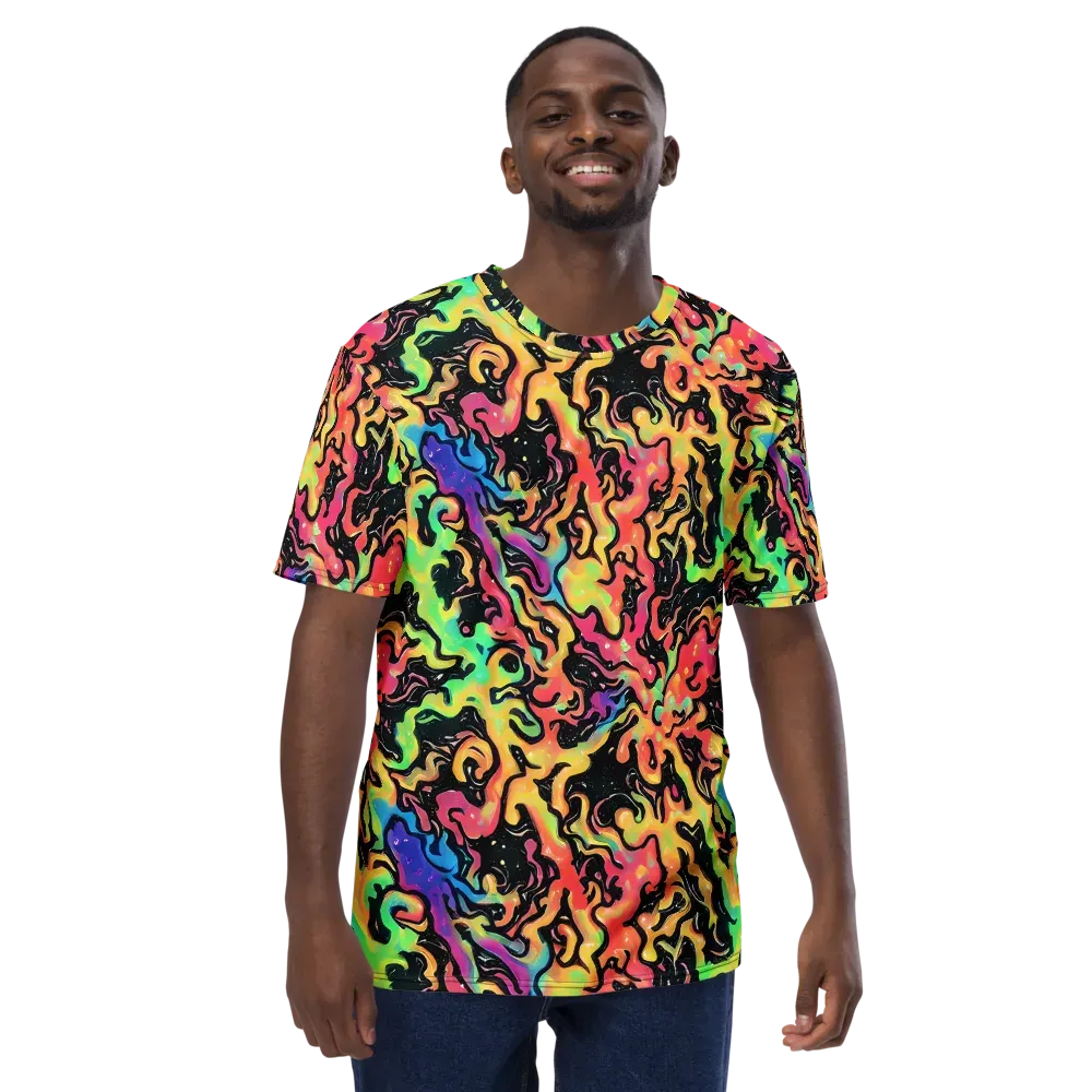 Candy Inferno on Men's Crew Neck T-Shirt — Front