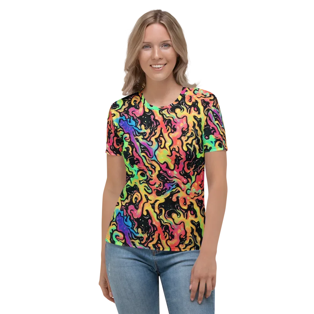 Candy Inferno on Women's Crew Neck T-Shirt — Front