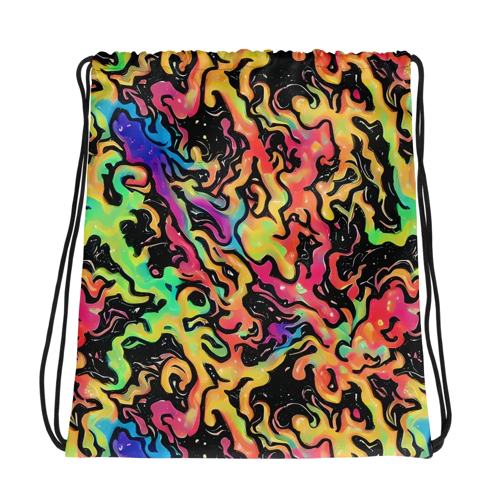 Candy Inferno on Drawstring Bag — Photo