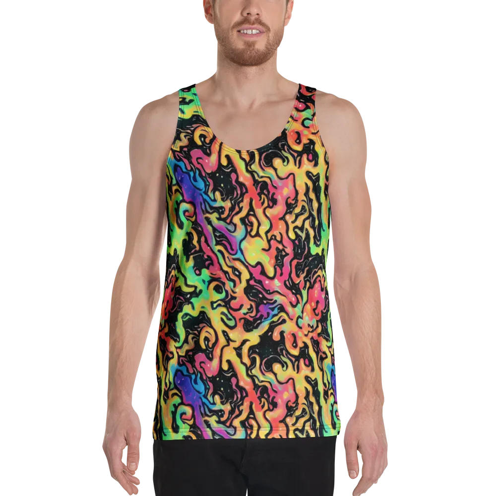 Candy Inferno on Men's Tank Top — Front