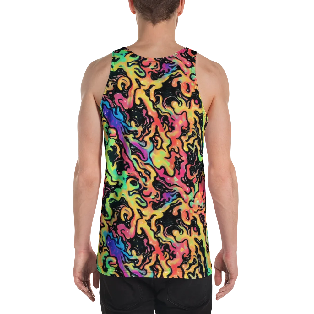 Candy Inferno on Men's Tank Top — Back