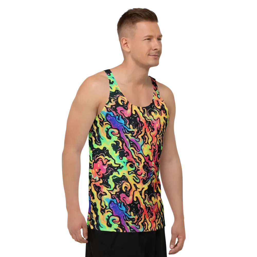 Candy Inferno on Men's Tank Top — Right Front
