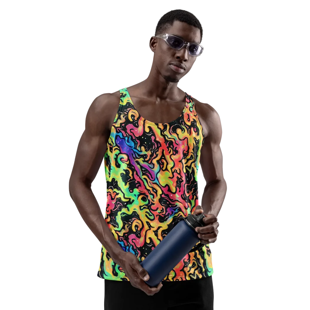 Candy Inferno on Men's Tank Top — Front