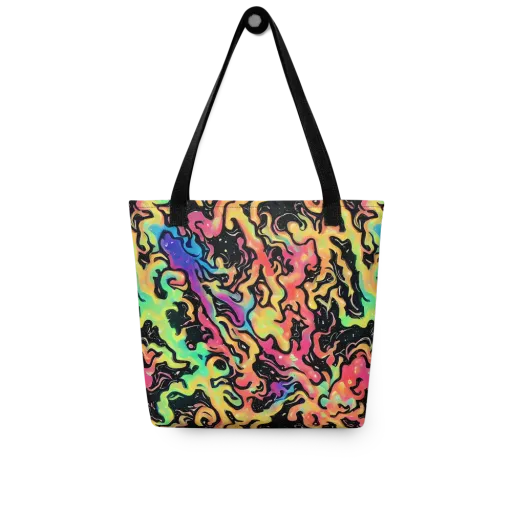 Candy Inferno on a Tote Bag