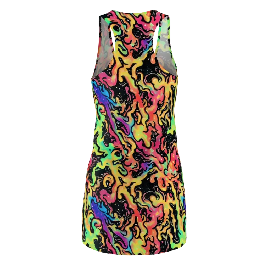 Candy Inferno on Racerback Dress — Back