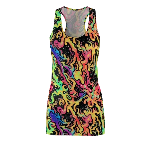 Candy Inferno on a Racerback Dress