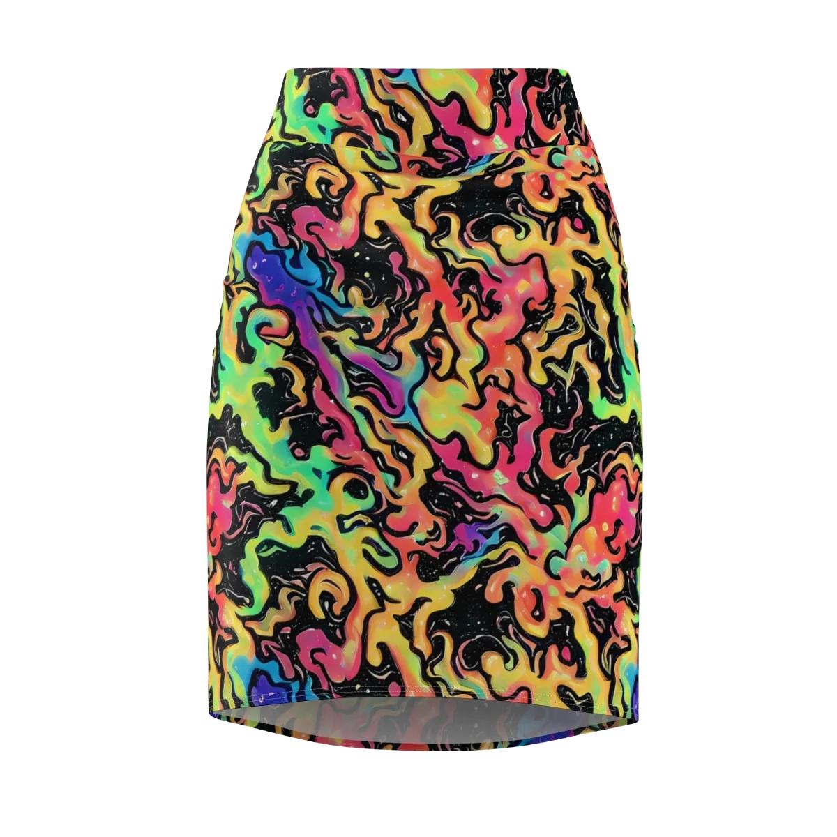 Candy Inferno on Pencil Skirt — Front