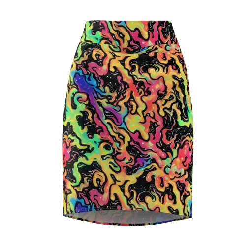 Candy Inferno on a Pencil Skirt