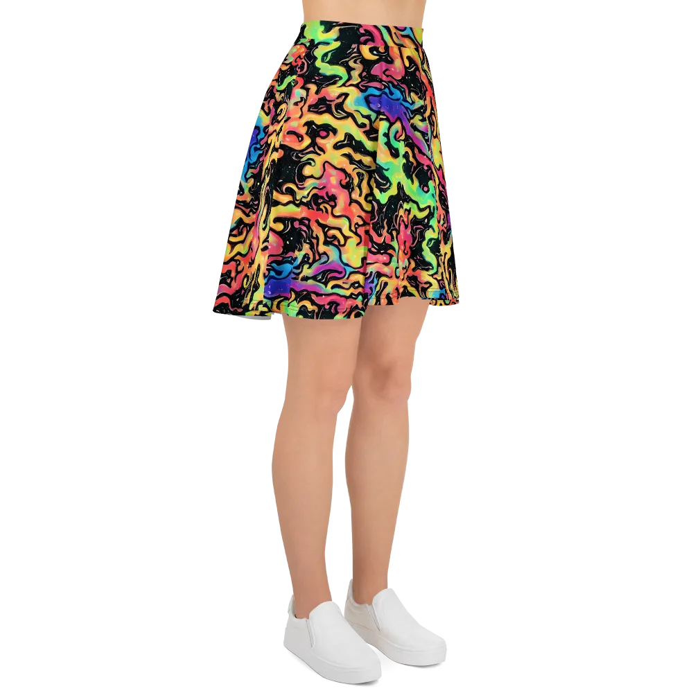 Candy Inferno on Skater Skirt — Right
