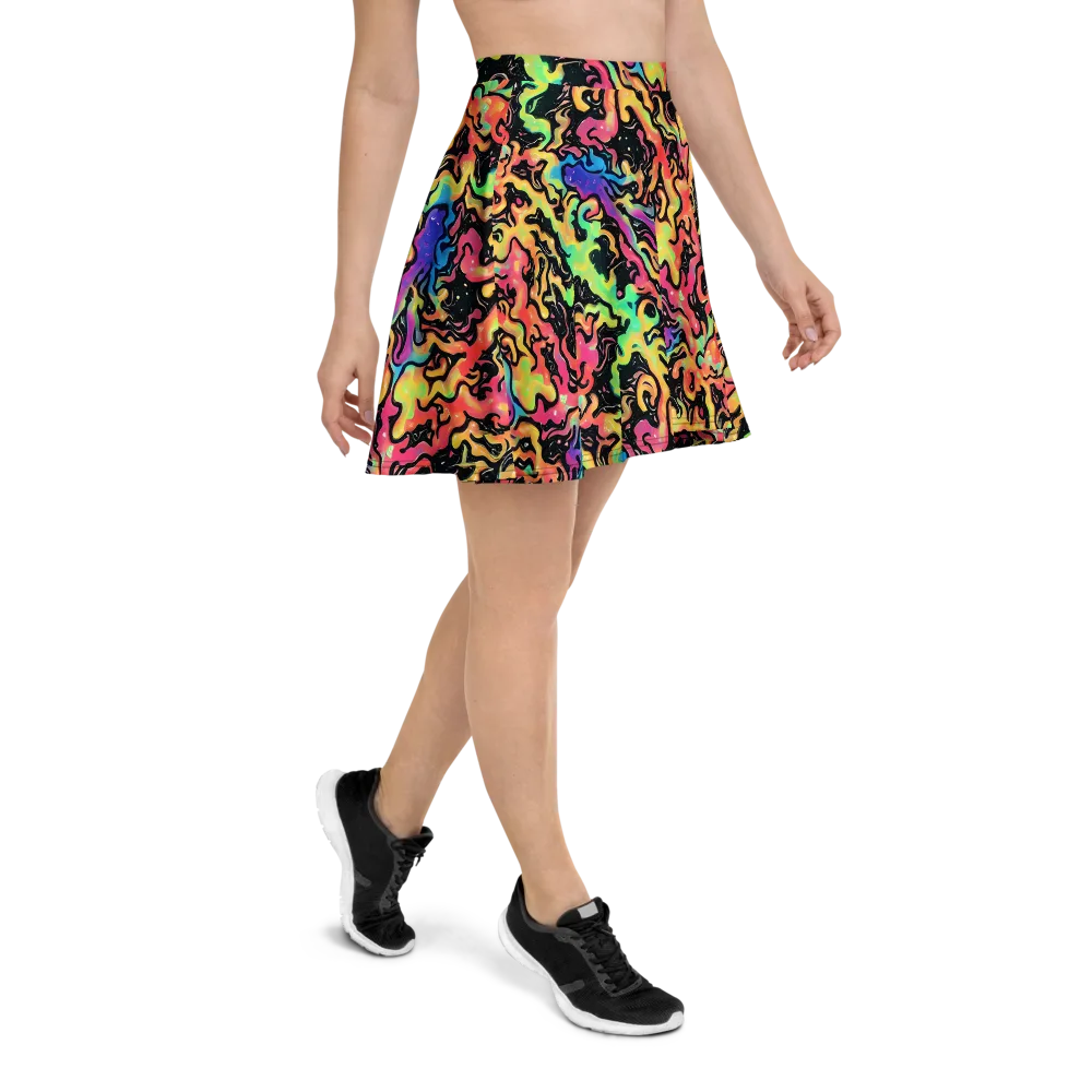 Candy Inferno on Skater Skirt — Right