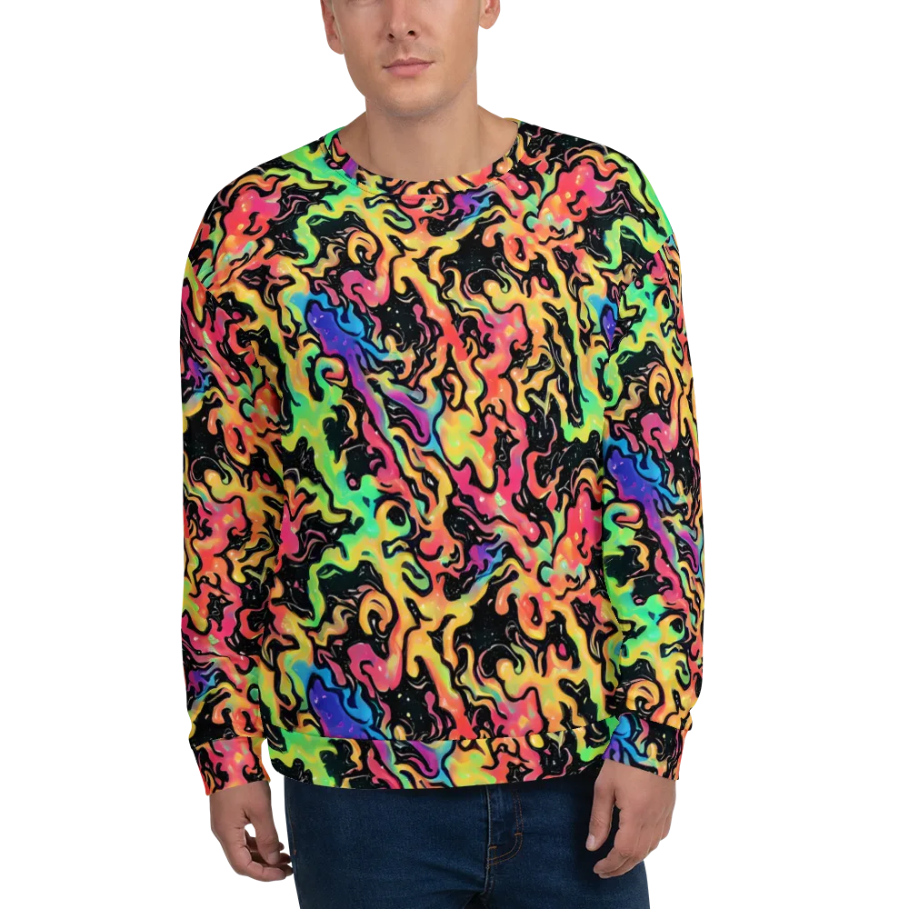 Candy Inferno on Sweatshirt — Front